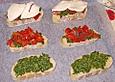 &Uuml;berbackene K&auml;se-Ciabatta