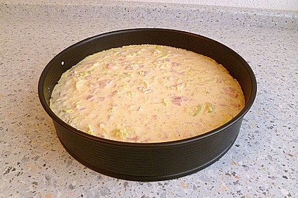 Einfache Schinken-Käse-Lauch Quiche 9