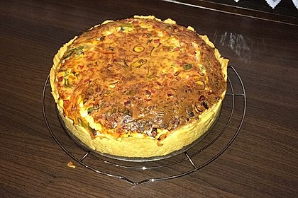 Einfache Schinken-Käse-Lauch Quiche 8