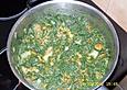 Tagliatelle mit Pfifferlingen und Spinat