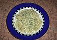 Spaghetti mit Basilikum-Cr&egrave;me fra&icirc;che