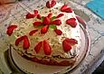 Sommerliche Erdbeertorte