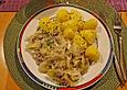 Wei&szlig;kohl mit Hackfleisch in Bechamel-Senfsauce