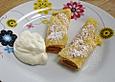 Pfannkuchen mit Vanille- oder Schokogeschmack