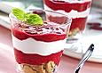 Himbeer-Joghurt-Keksdessert