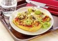 Champignon-Lauchpizza
