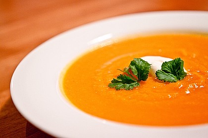 Möhren-Orangen-Suppe 1