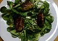 Feldsalat mit Speck und Birne