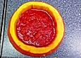 K&uuml;rbis-Tomaten-Paprika-Halloweensauce