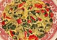 Mangold-Paprika Omelette