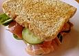 R&auml;ucherlachs-Sandwich