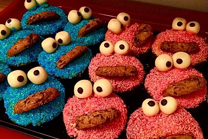 Krümelmonster Cupcakes 154