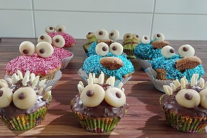 Krümelmonster Cupcakes 41