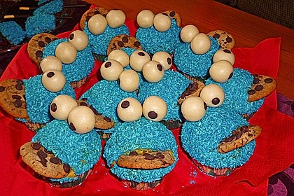Krümelmonster Cupcakes 112