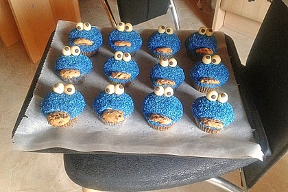 Krümelmonster Cupcakes 48