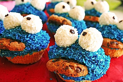 Krümelmonster Cupcakes 24