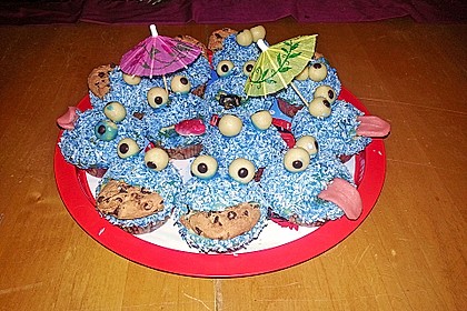 Krümelmonster Cupcakes 30