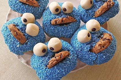 Krümelmonster Cupcakes 46