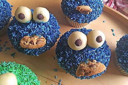 Krümelmonster Cupcakes 38