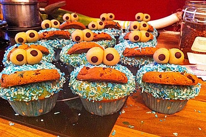 Krümelmonster Cupcakes 77