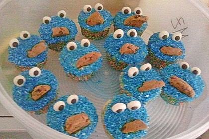Krümelmonster Cupcakes 190