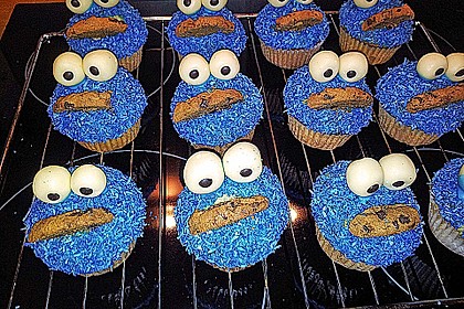 Krümelmonster Cupcakes 43