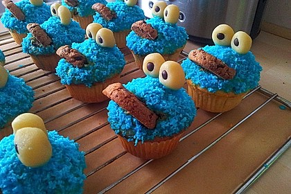 Krümelmonster Cupcakes 14