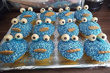 Krümelmonster Cupcakes 36