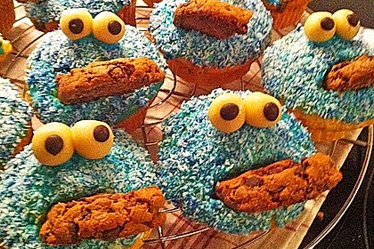Krümelmonster Cupcakes 80