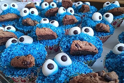 Krümelmonster Cupcakes 9