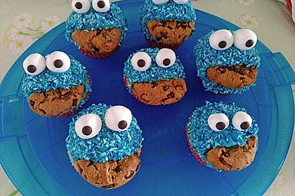 Krümelmonster Cupcakes 25