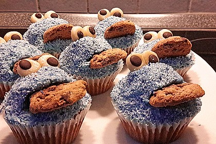 Krümelmonster Cupcakes 44