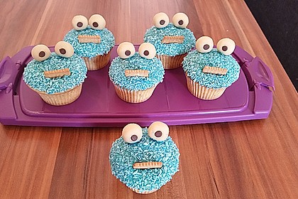 Krümelmonster Cupcakes 33