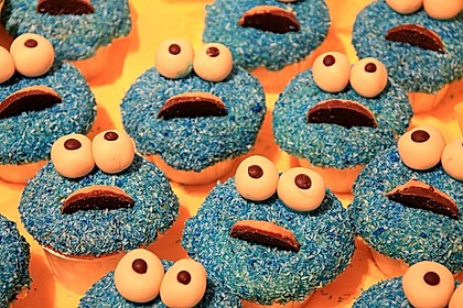 Krümelmonster Cupcakes 70