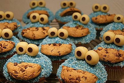 Krümelmonster Cupcakes 13