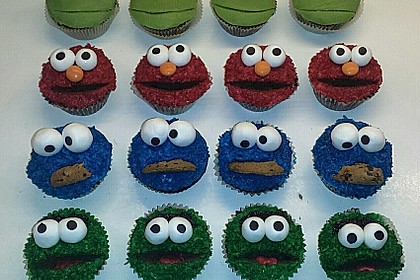 Krümelmonster Cupcakes 1