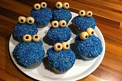 Krümelmonster Cupcakes 32