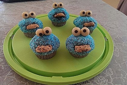 Krümelmonster Cupcakes 39