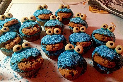 Krümelmonster Cupcakes 104
