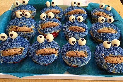 Krümelmonster Cupcakes 86