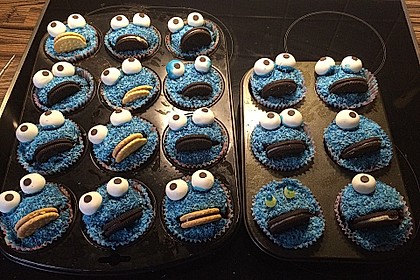 Krümelmonster Cupcakes 107