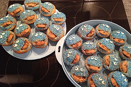 Krümelmonster Cupcakes 105