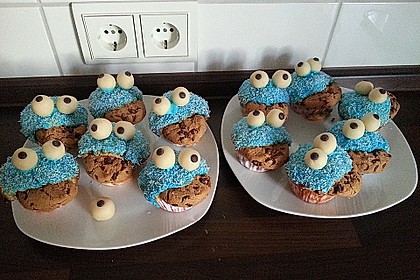 Krümelmonster Cupcakes 113