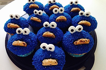 Krümelmonster Cupcakes 31