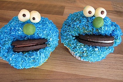 Krümelmonster Cupcakes 93