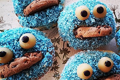 Krümelmonster Cupcakes 123