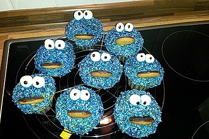 Krümelmonster Cupcakes 128