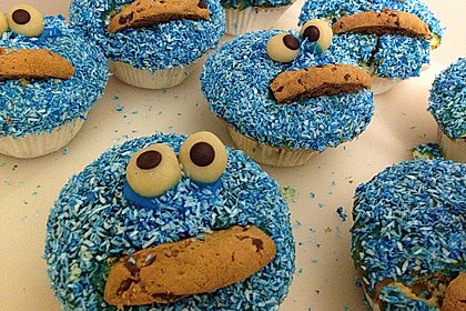 Krümelmonster Cupcakes 76