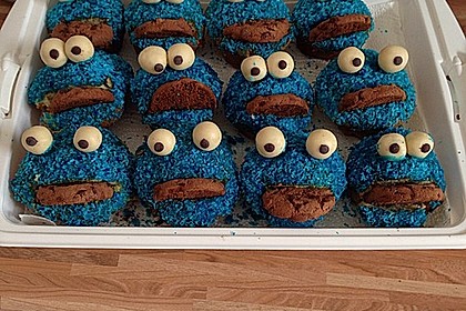 Krümelmonster Cupcakes 52