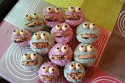 Krümelmonster Cupcakes 34
